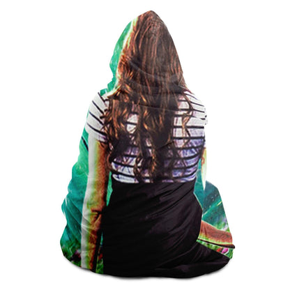 Tropical Vibes Hooded Blanket