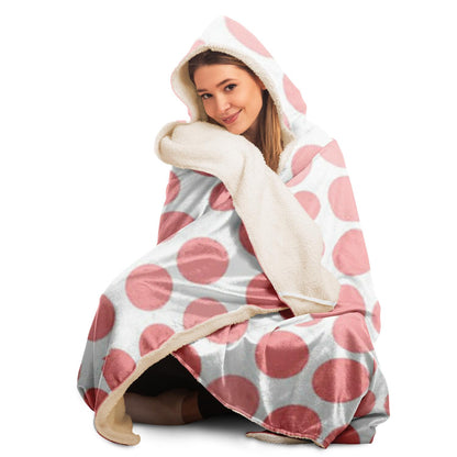 Abstract Pattren Hooded Blanket