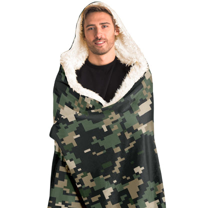 Camofludge Hooded Blanket