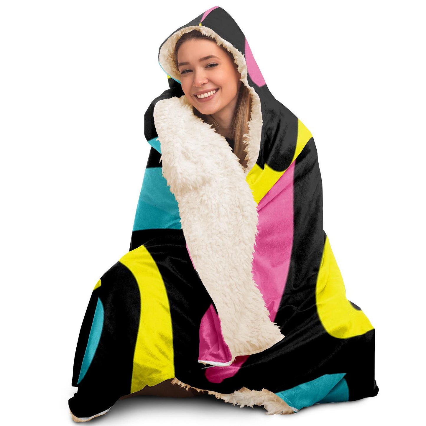 Shapes Hooded Blanket