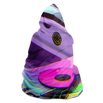 Vaporwave Aesthetic Hooded Blanket