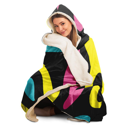 Shapes Hooded Blanket