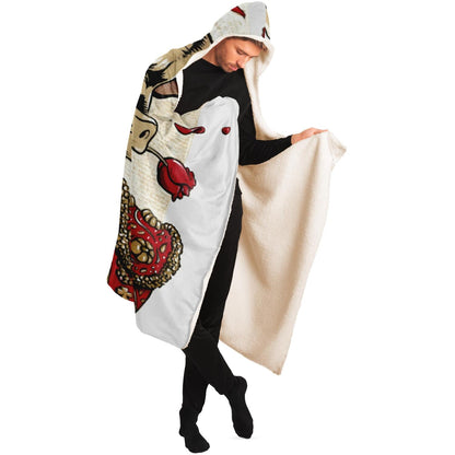 Toro Torero Poster Hooded Blanket