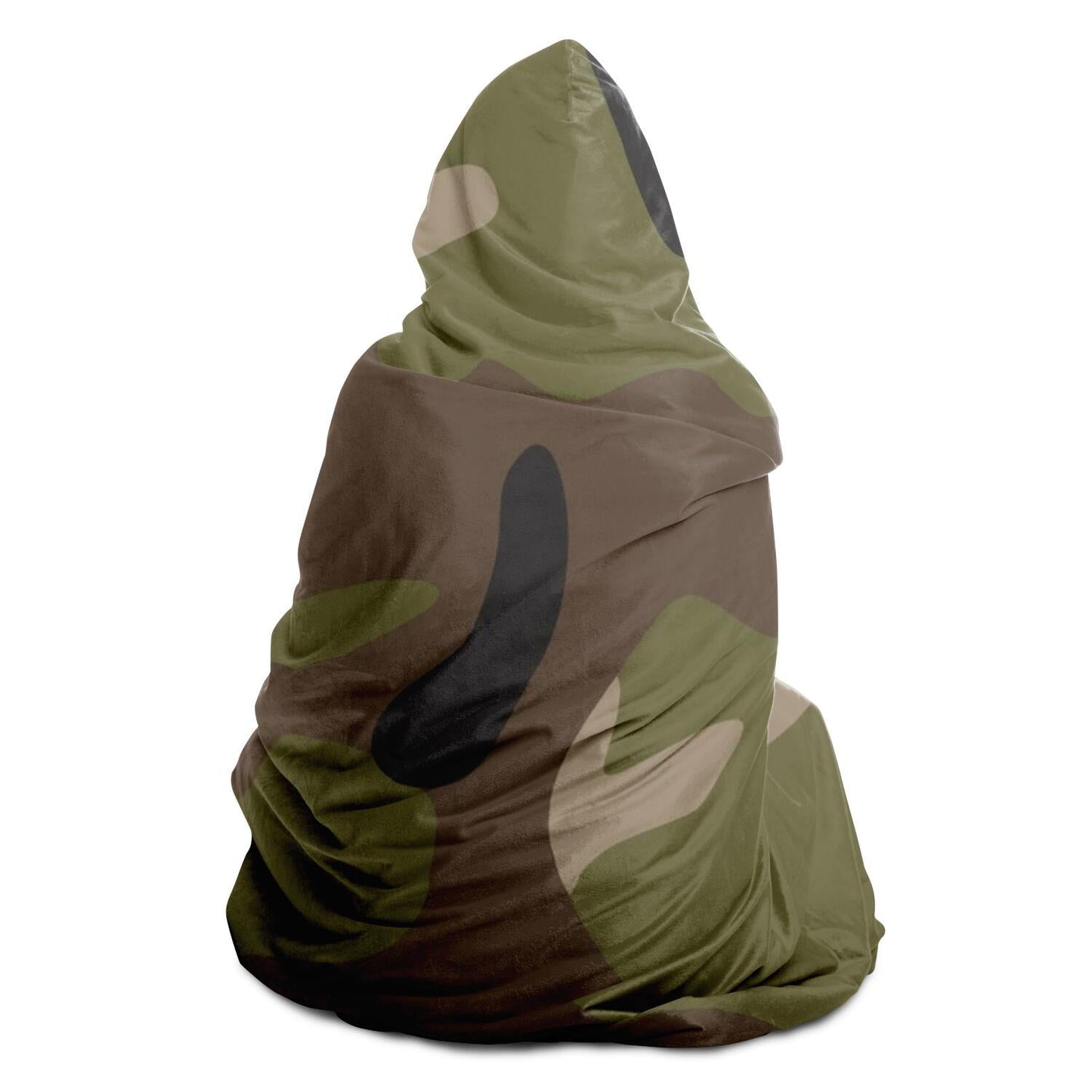 Multi Cam Scheme Hooded Blanket