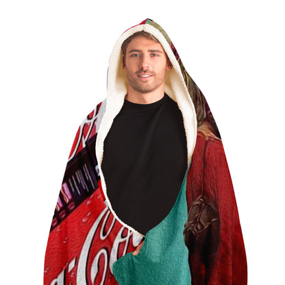 Coca Cola Hooded Blanket