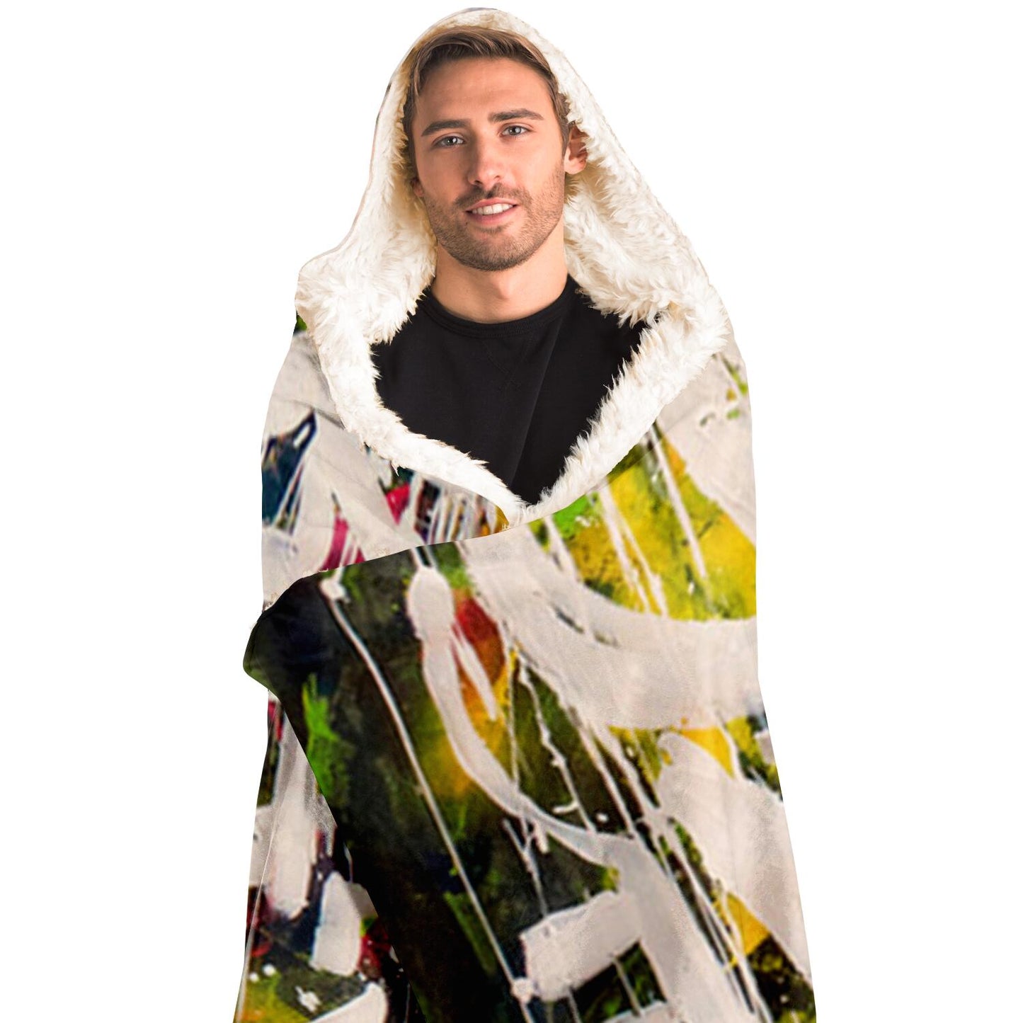 Graffti Hooded Blanket