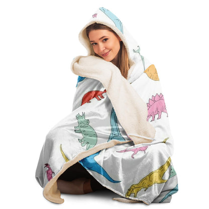 Dinasour Hooded Blanket