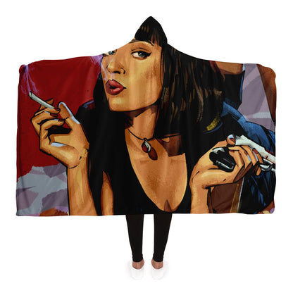 Pulp Fiction Hooded Blanket