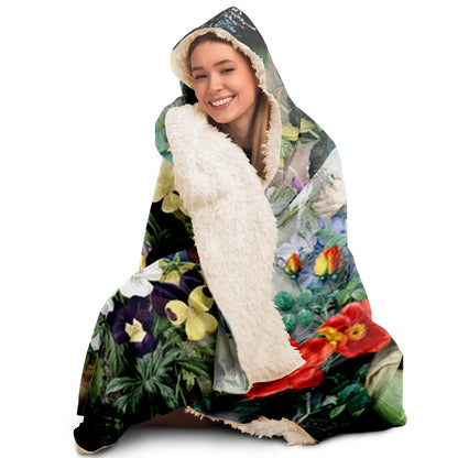 Vandalized Monarchy Hooded Blanket