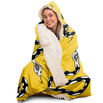 Snakes Hooded Blanket