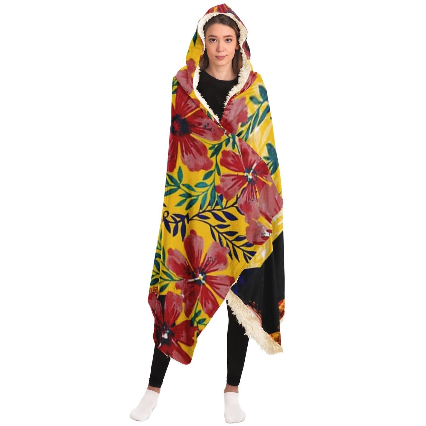 Frida tropical Hooded Blanket