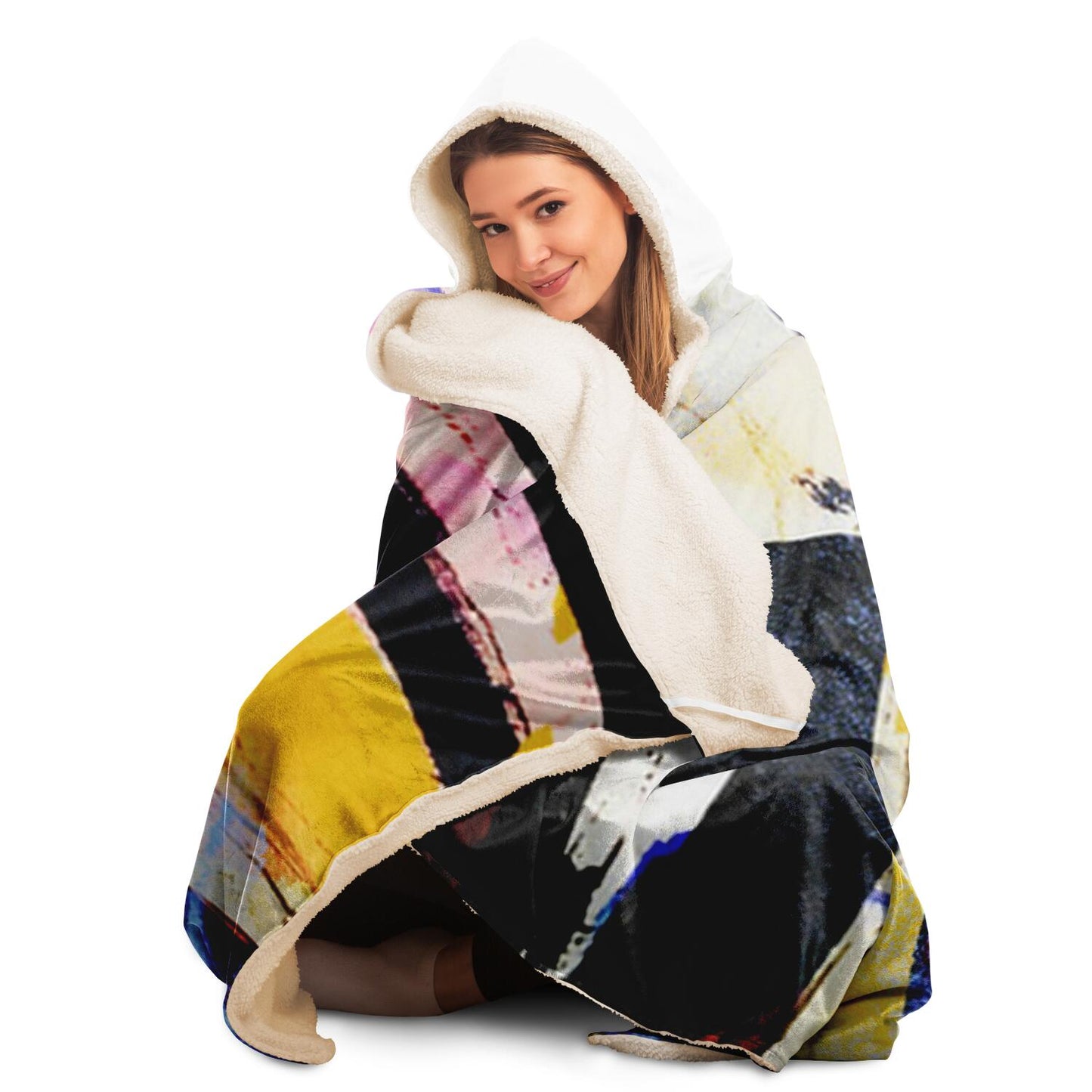 Bottles Hooded Blanket