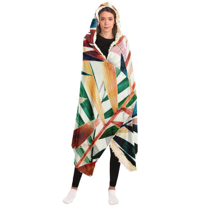 Leaves Hooded Blanket