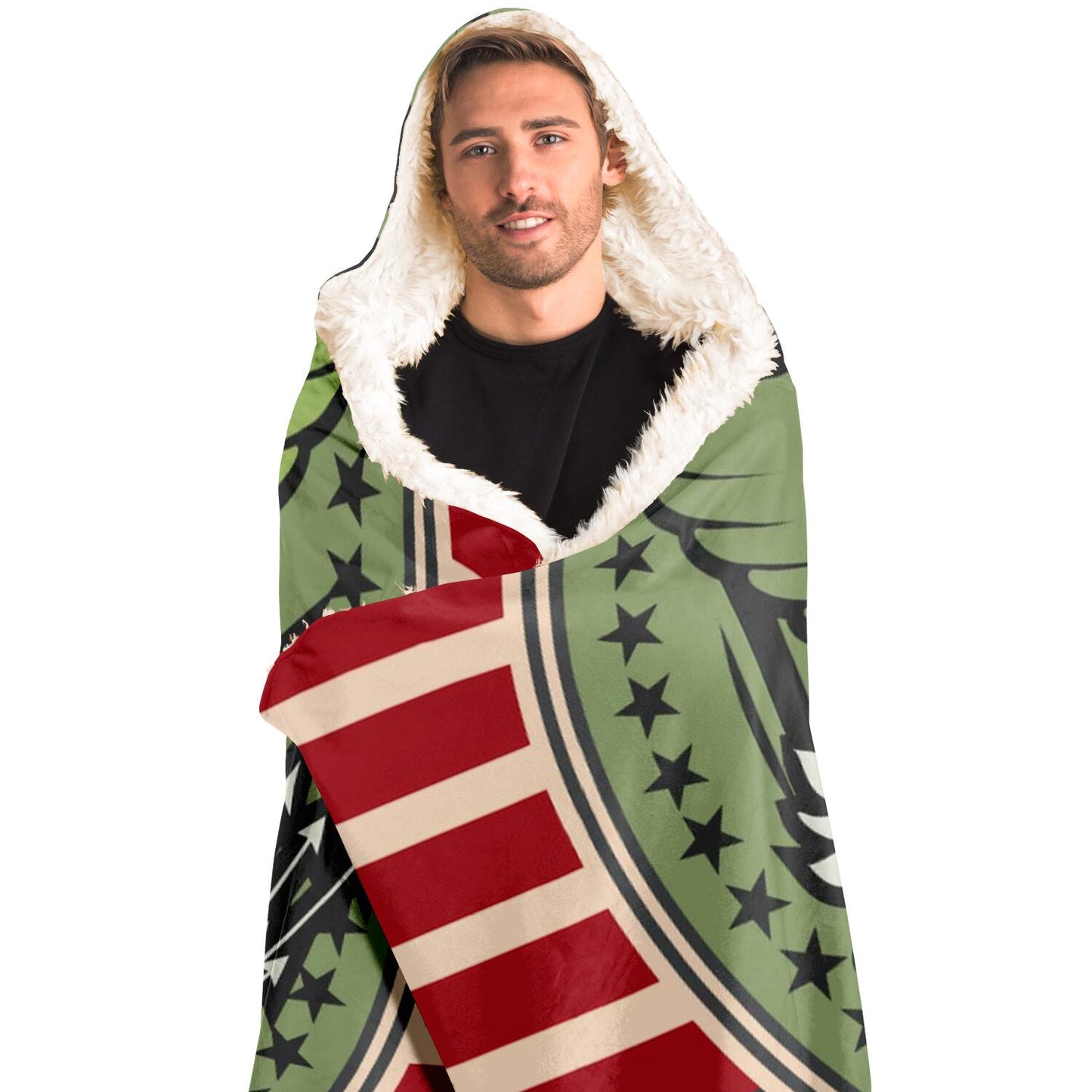 Eagle Seal Hooded Blanket