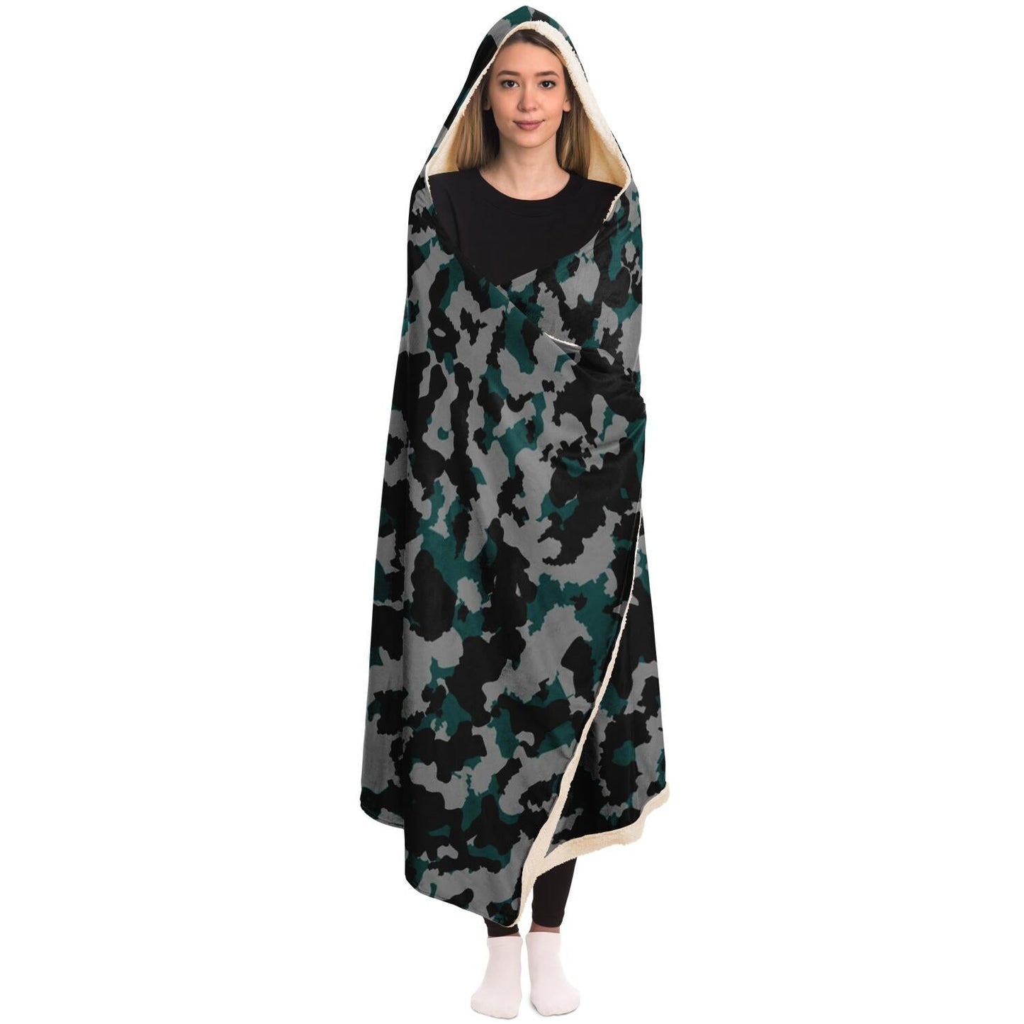 Camofludge Hooded Blanket