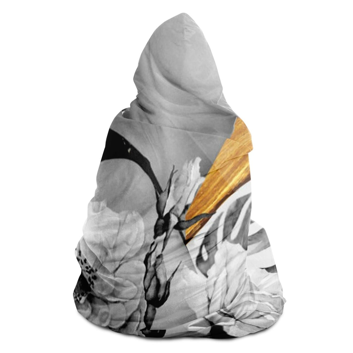 Collage Art Hooded Blanket