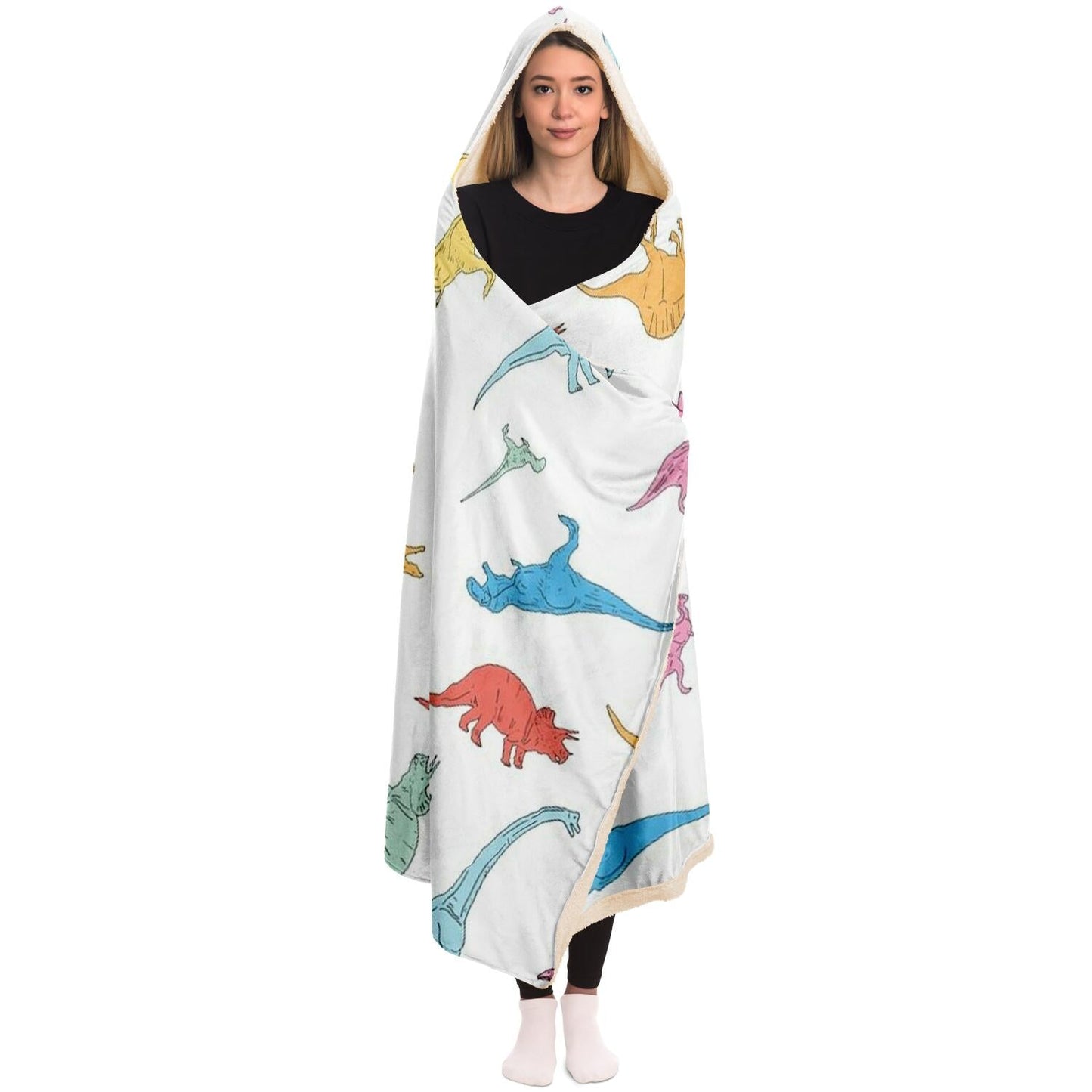 Dinasour Hooded Blanket