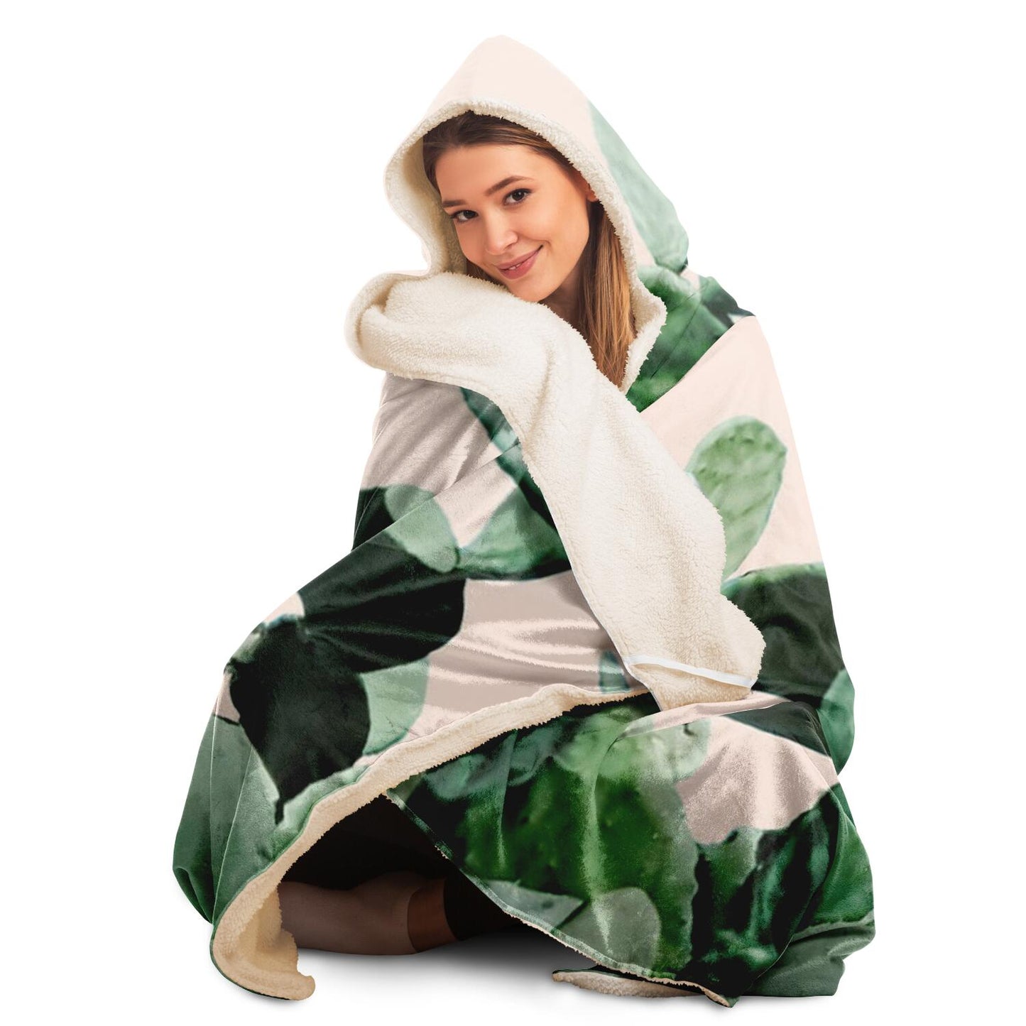 Cactus Culture Hooded Blanket