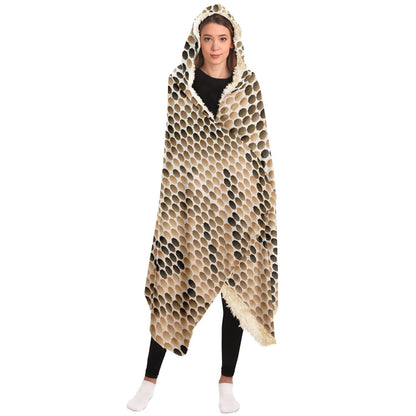 Snake Skin Hooded Blanket