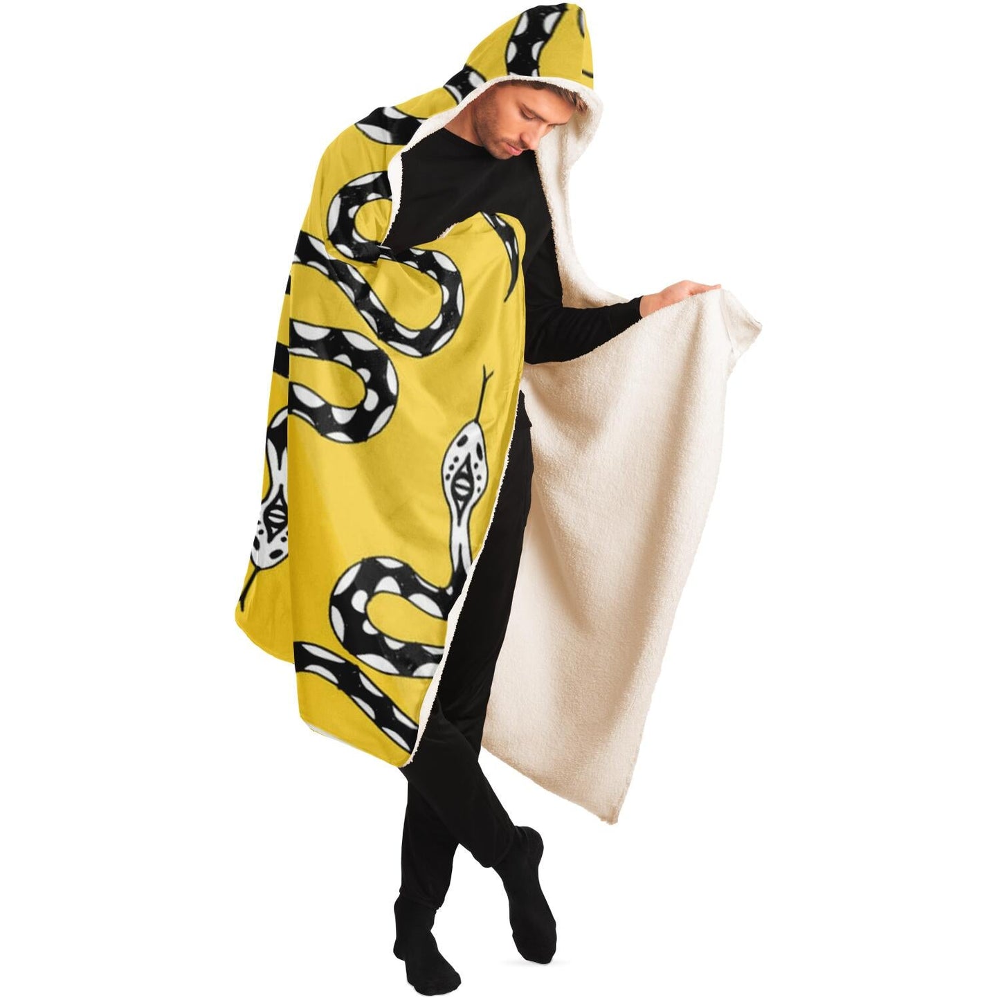 Snakes Hooded Blanket