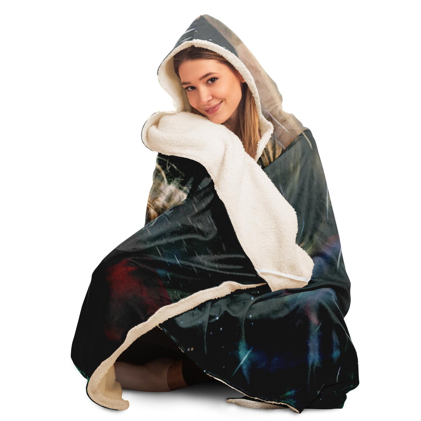 Reflection Hooded Blanket