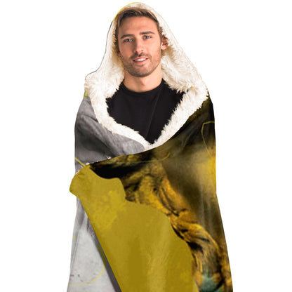 Colourful Past Hooded Blanket