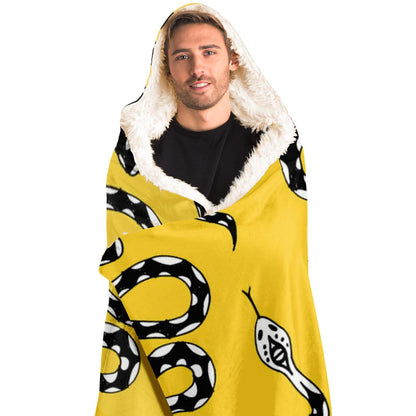 Snakes Hooded Blanket