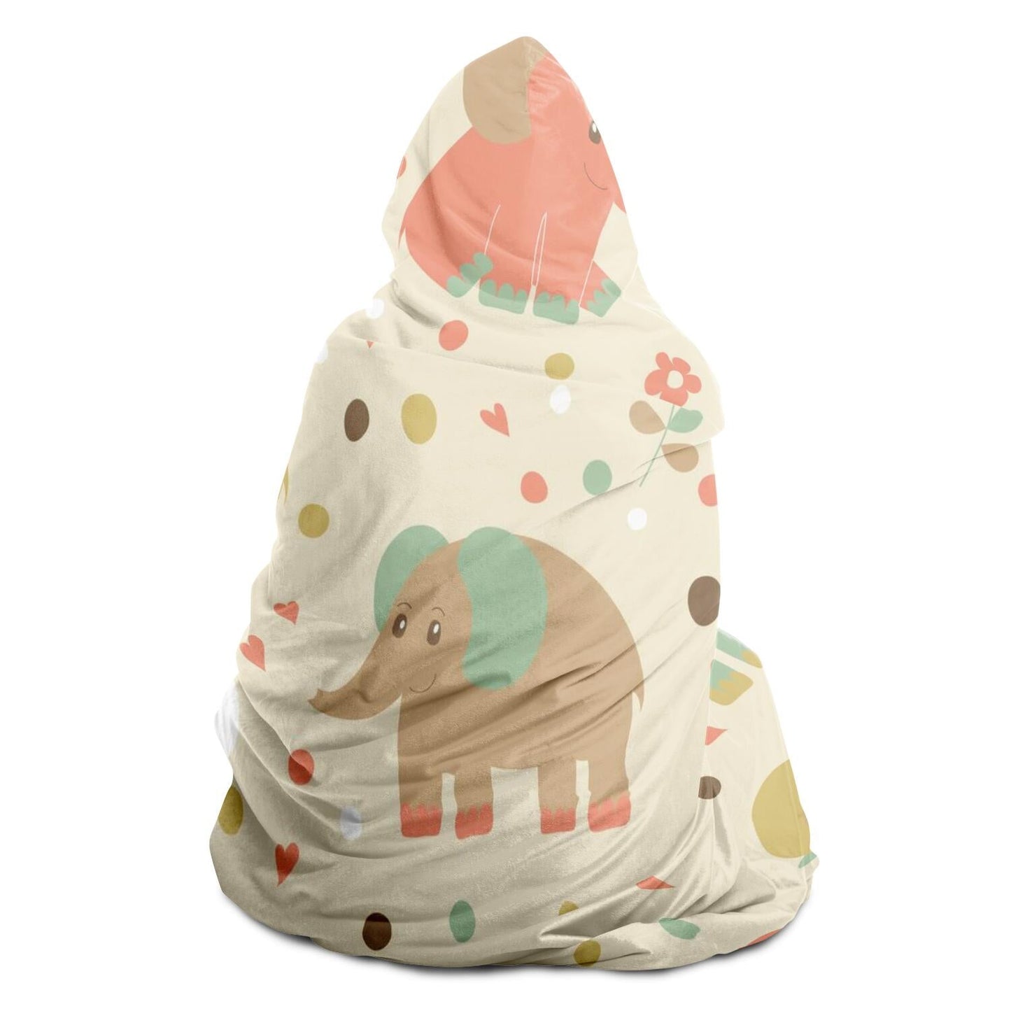 Toy Pattern Hooded Blanket