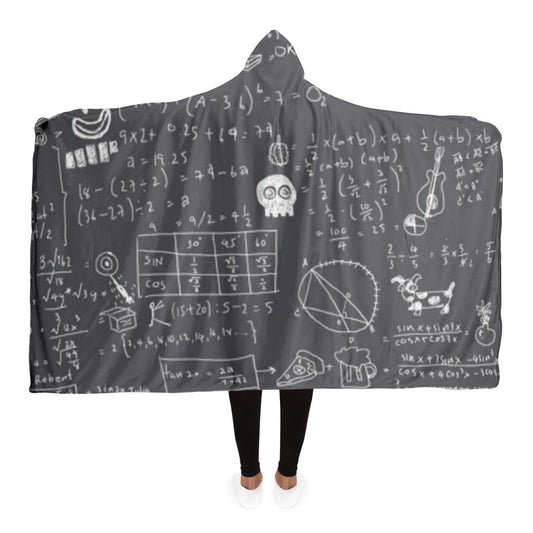 Maths Hooded Blanket