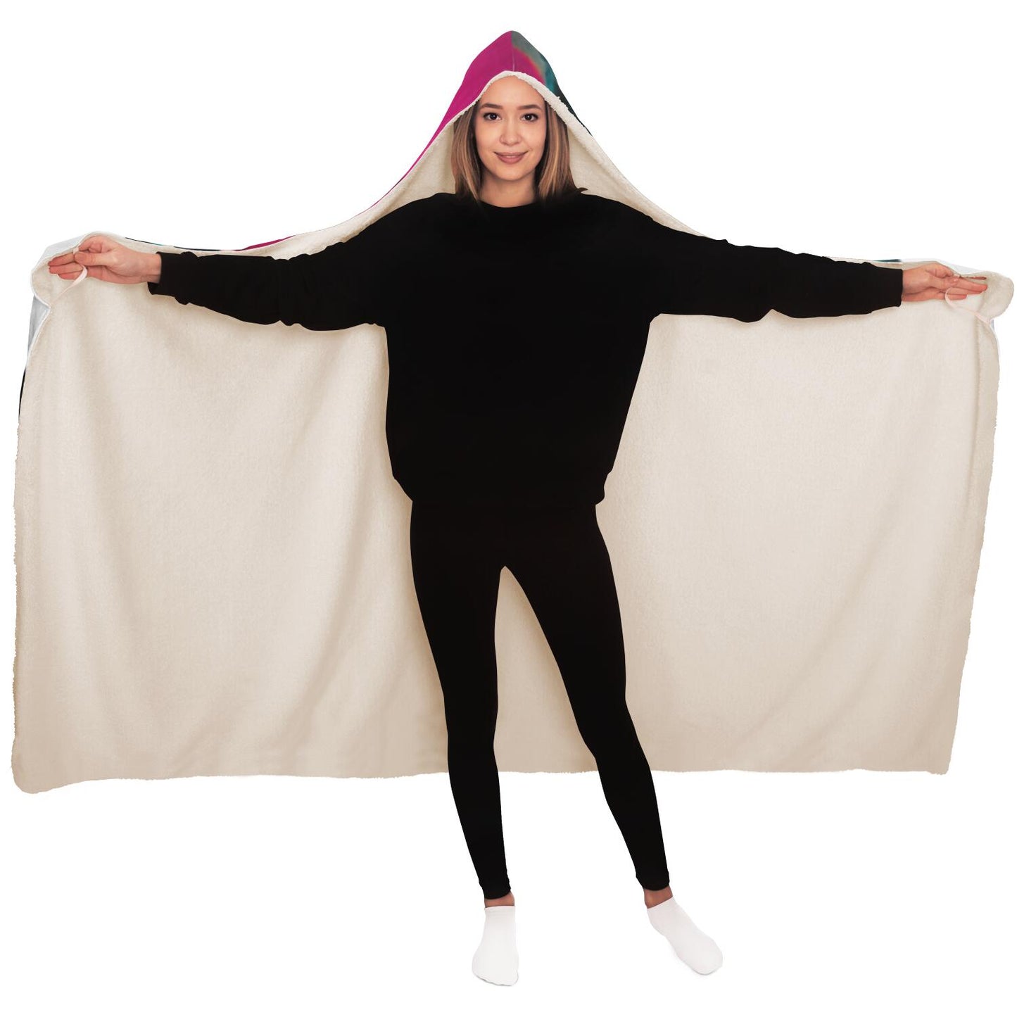 Pinky Lisa Hooded Blanket