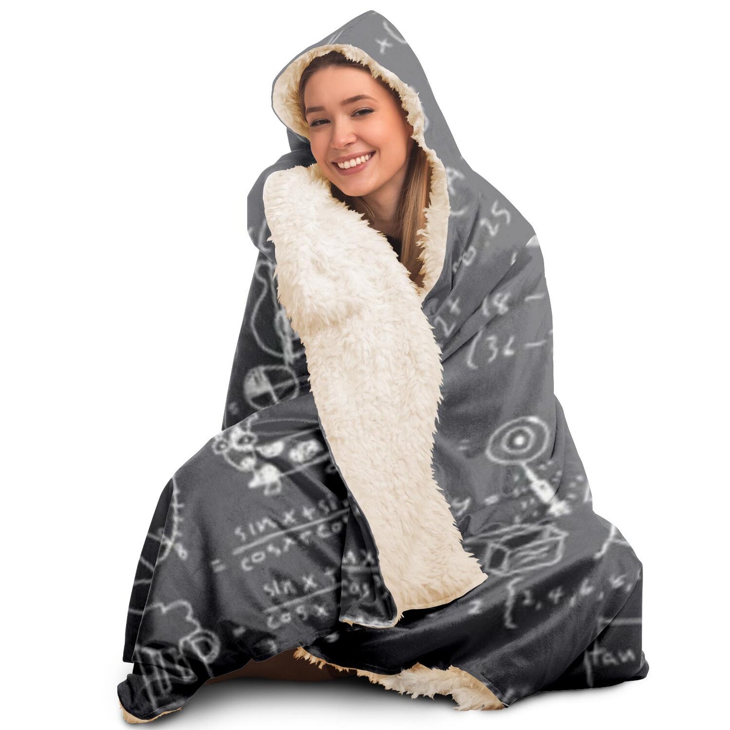 Maths Hooded Blanket