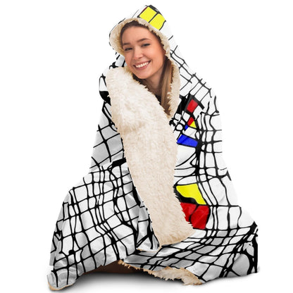 MONDRIAN 3 Hooded Blanket