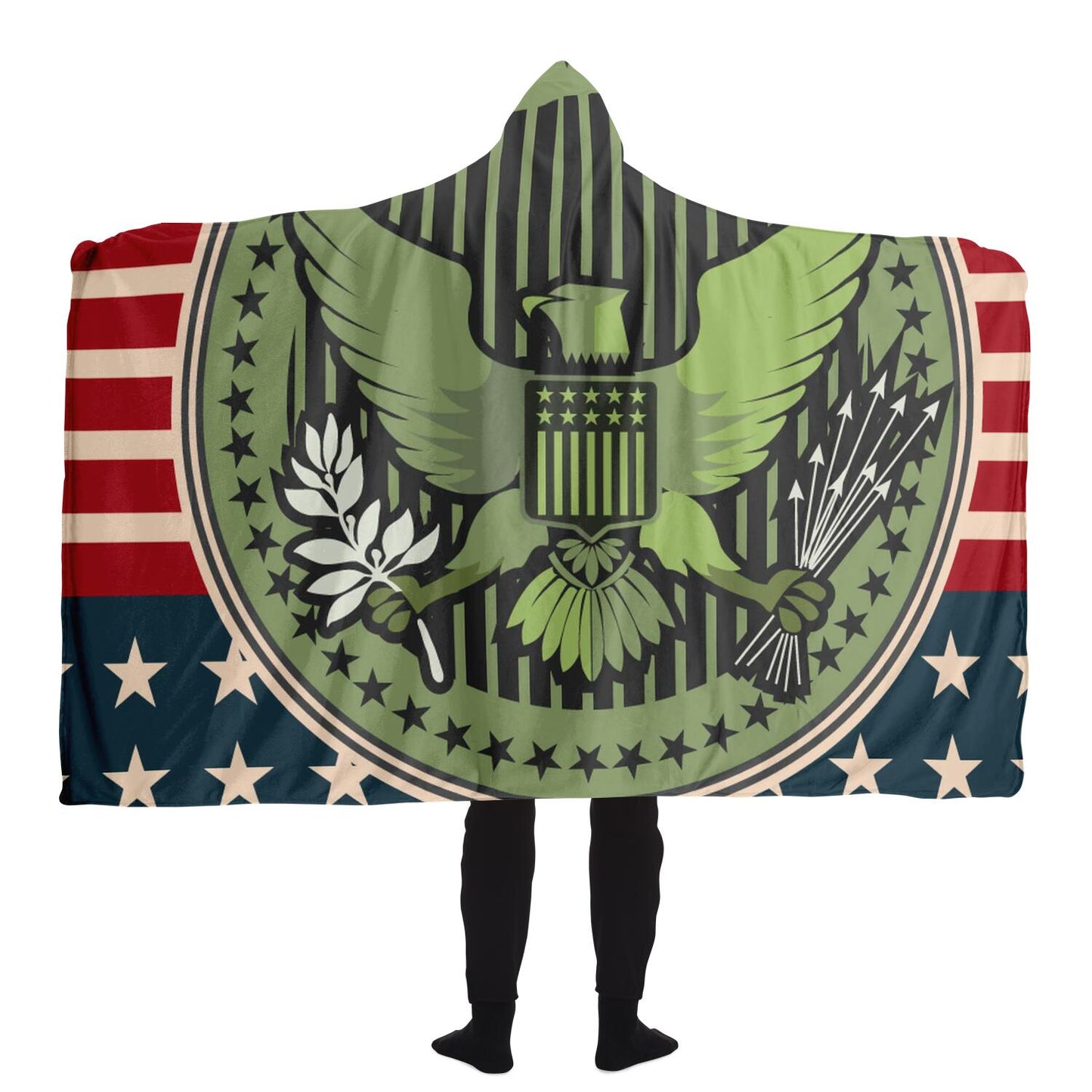 Eagle Seal Hooded Blanket