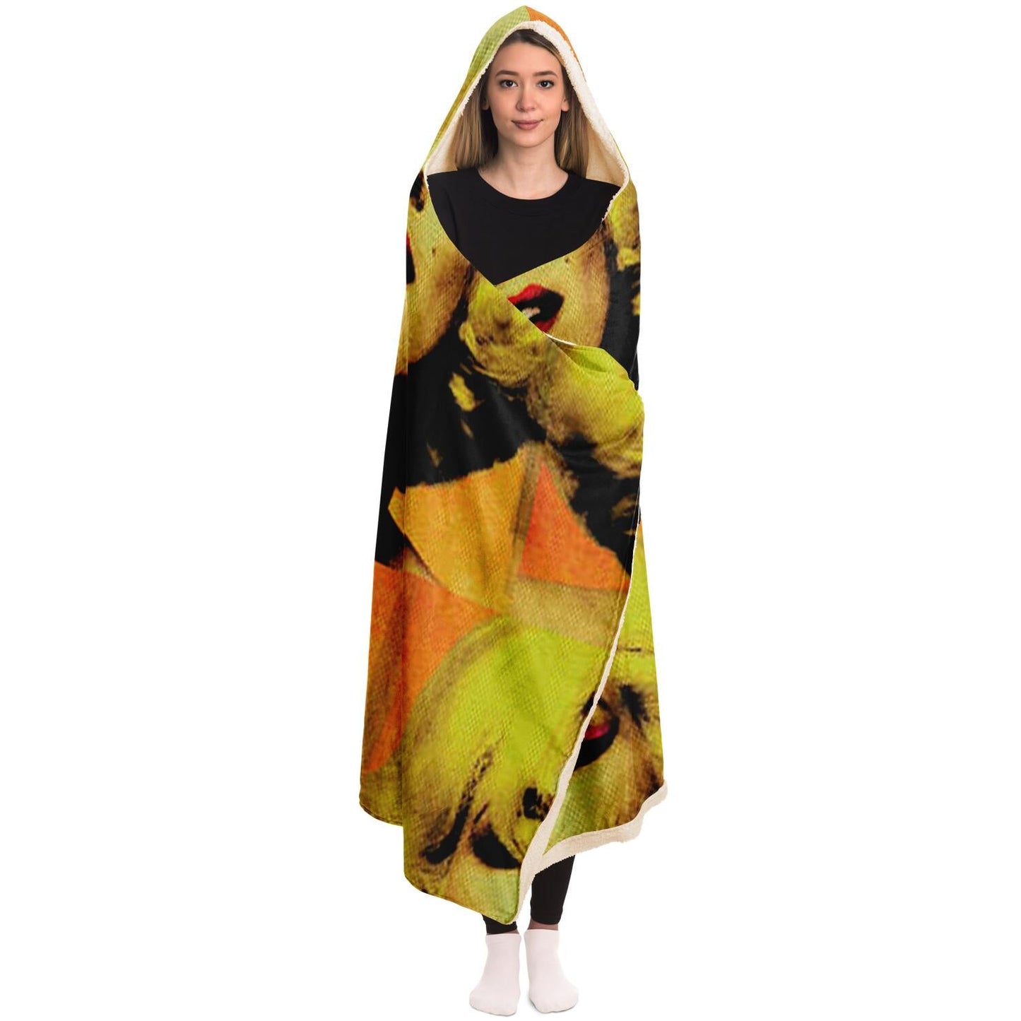 Pop Art Monroe Hooded Blanket