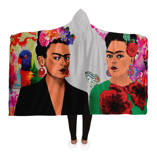 Frida Kahlo Lovers Hooded Blanket