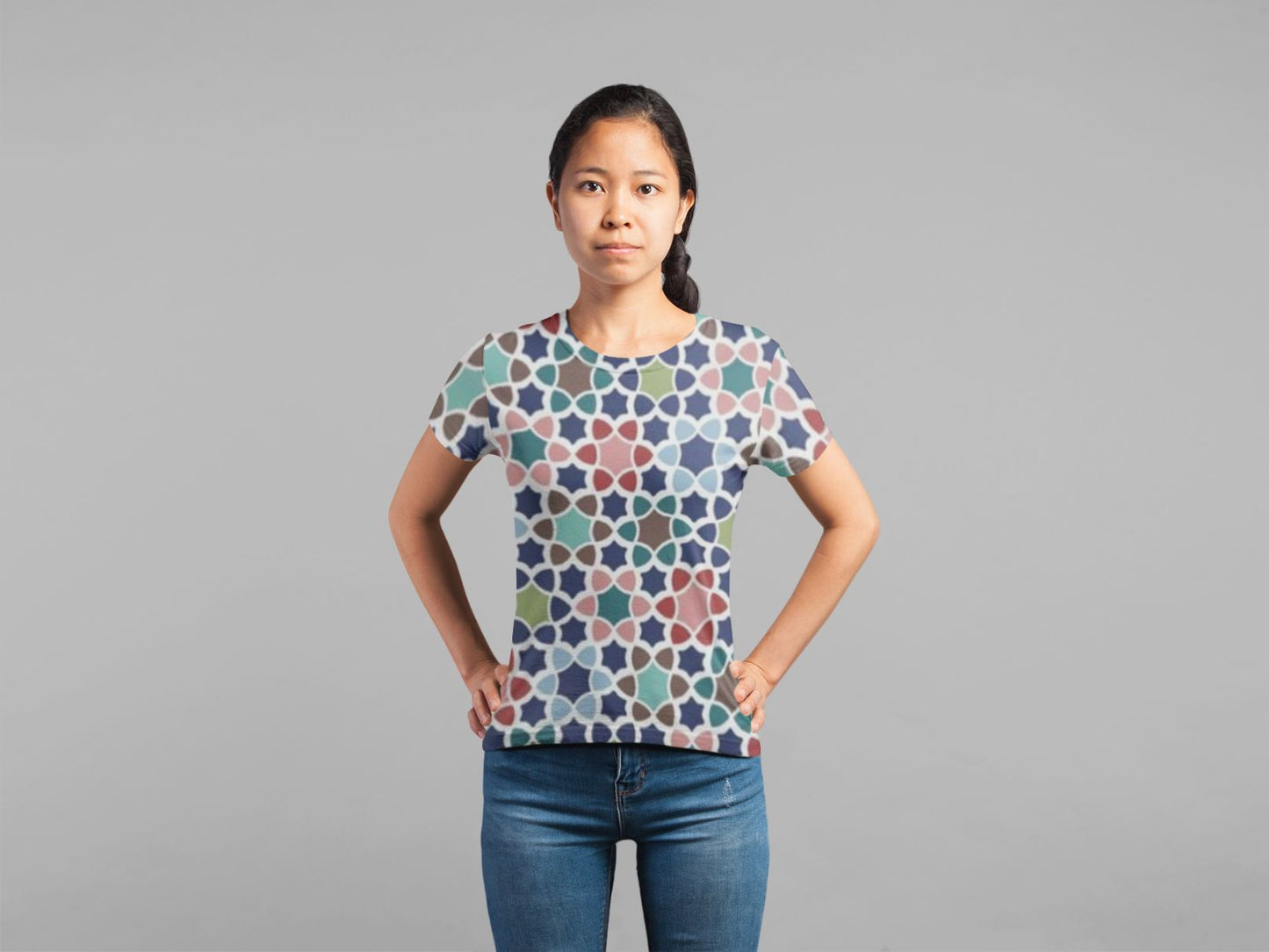 Abstract Pattern (1) Classic Sublimation Women's T-Shirt