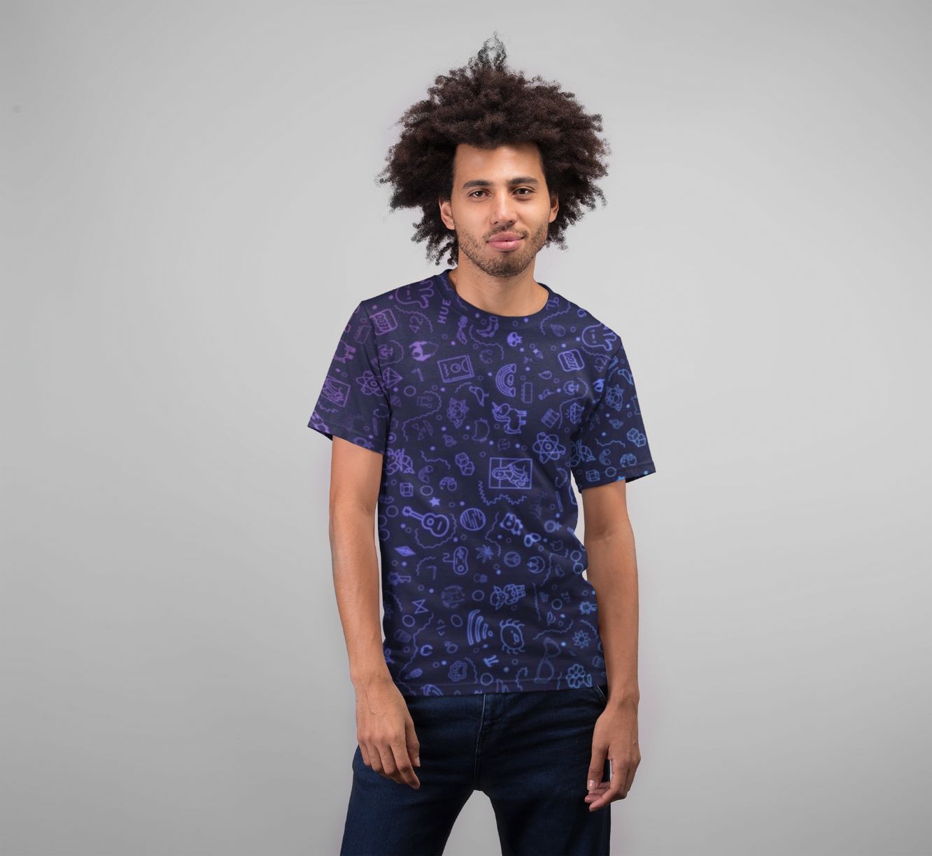 Abstract Pattern (23) Premium Sublimation Adult T-Shirt