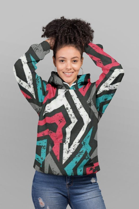 Abstract Pattern (37) UNISEX Sublimation Hoodie