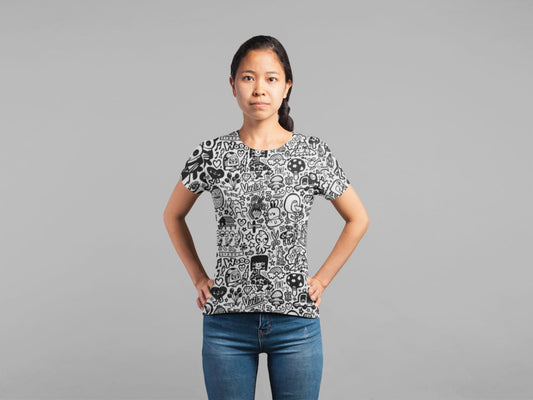 Abstract Pattern (44) Classic Sublimation Women's T-Shirt