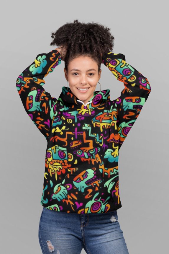 Abstract Pattern (53) UNISEX Sublimation Hoodie