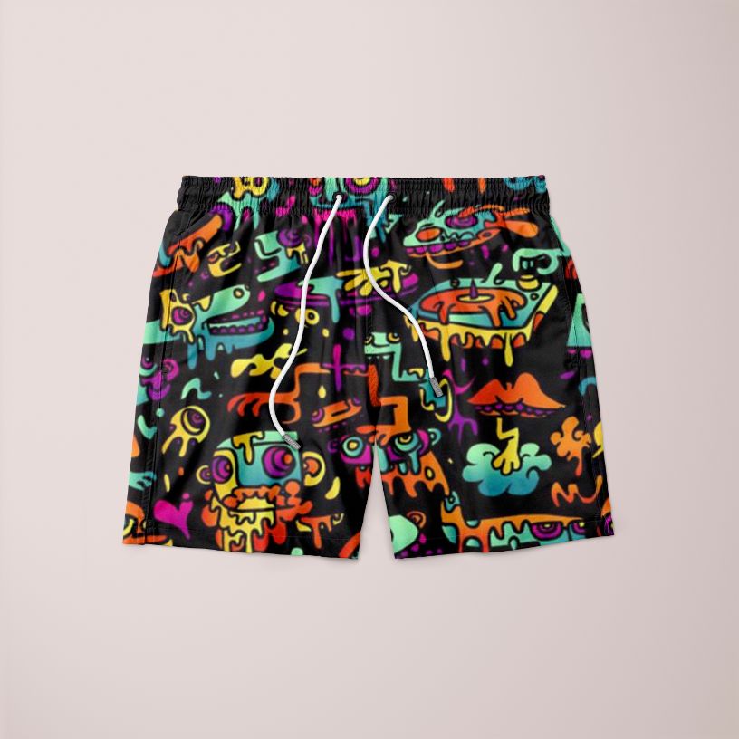 Abstract Pattren (53) Shorts