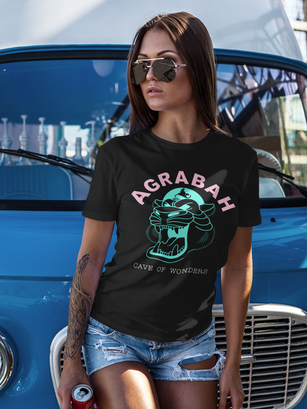 Agrabah Cave Of Wonders Neon Women T-shirt