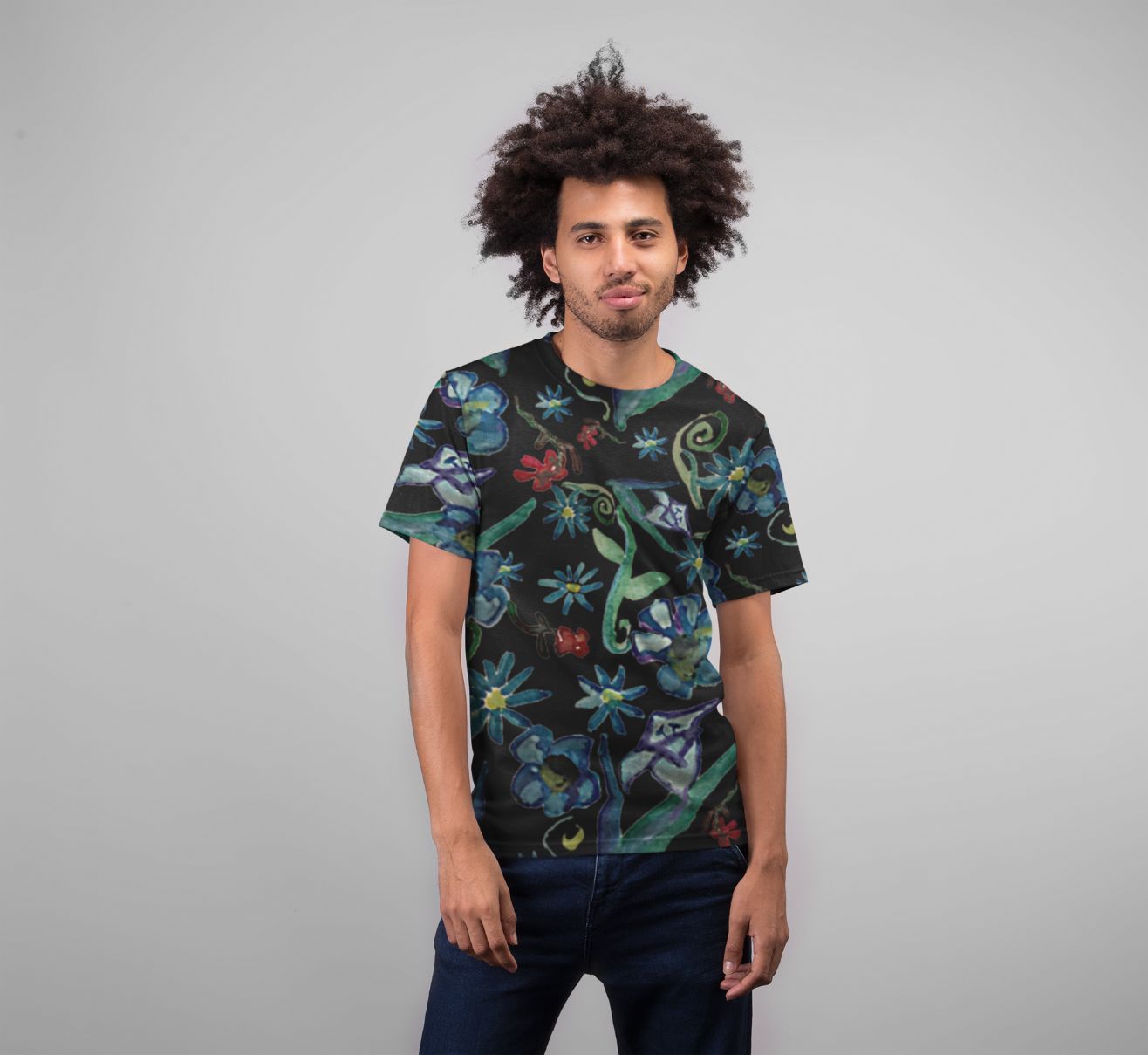 Animal Pattern Premium Sublimation Adult T-Shirt