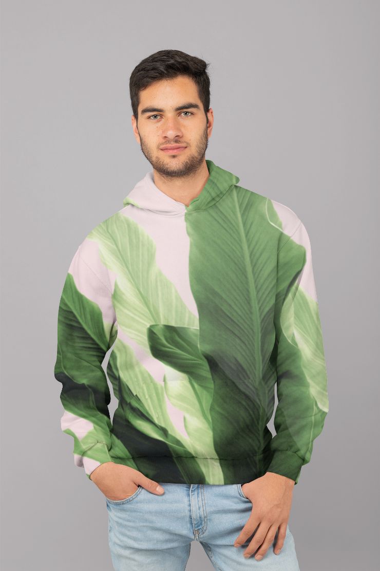 Banana Leaves Jungle (1) UNISEX Sublimation Hoodie