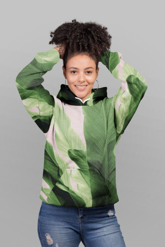 Banana Leaves Jungle (2) UNISEX Sublimation Hoodie