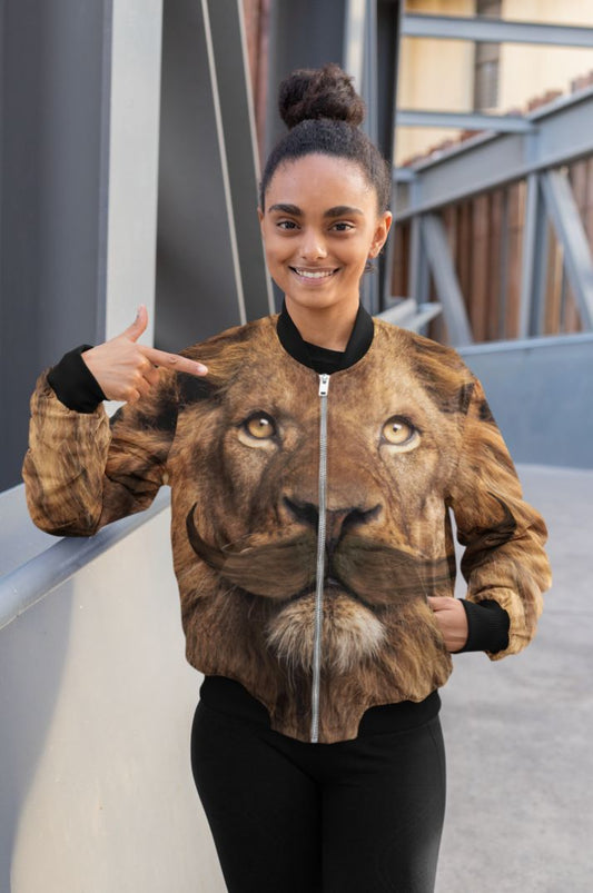 Bearded Lion Bomber Jacket