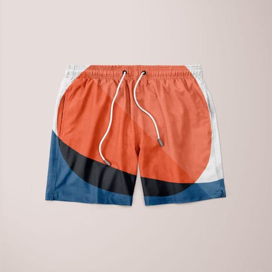 Blue And Red Art Shorts