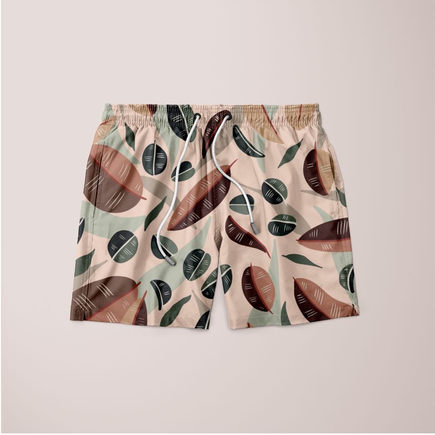 Botanical Leaves Fall 01 Shorts