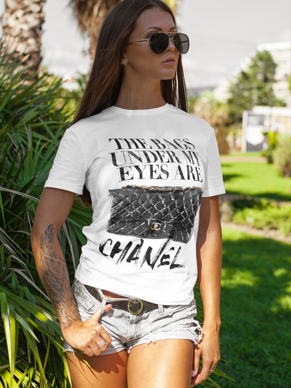 Bags Under My Eyes Black Bag Women T-shirt