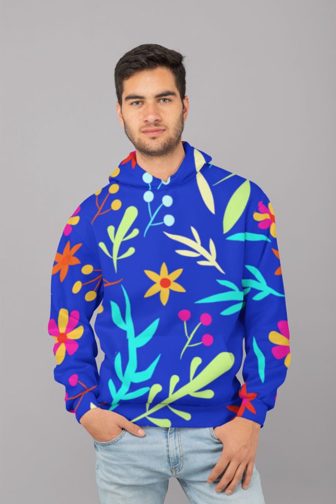 Blue Garden Kid's sweater (1) UNISEX Sublimation Hoodie